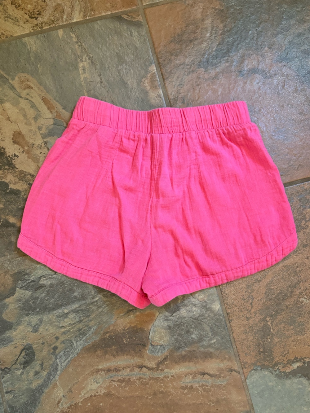 Calia Hot Pink Lightweight Drawstring Athletic Shorts - Picture 2 of 4